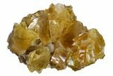 Lustrous, Yellow Calcite Crystal Cluster - Fluorescent! #137644-1